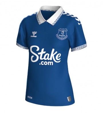 Everton Koszulka Podstawowych Kobiety 2023-24 Krótki Rękaw